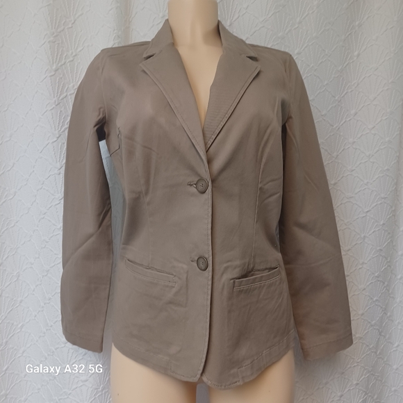 Liz Claiborne Women Size 4 Beige Blazer - Picture 3 of 13